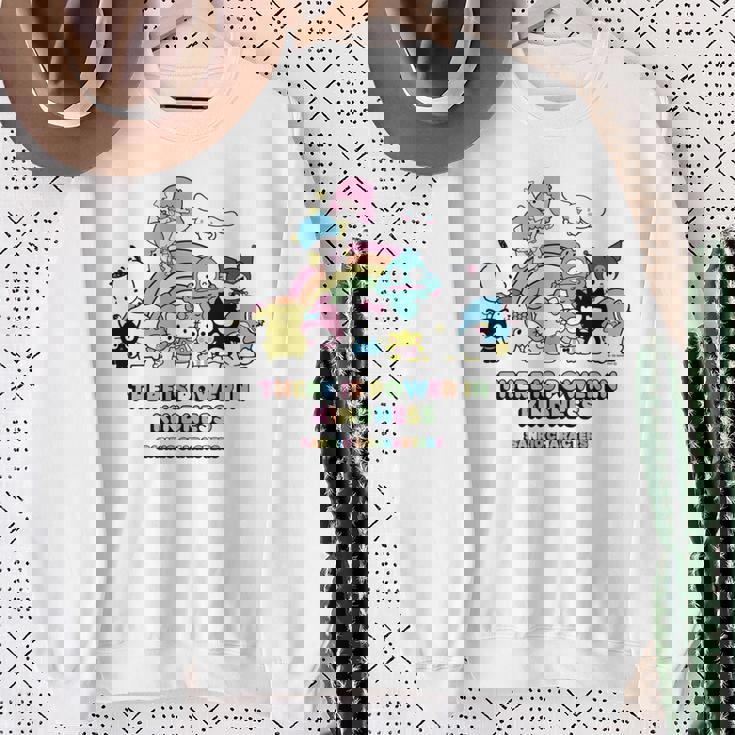 サンリオキャラクターズ Usデザイン レインボー 長袖tシャツ スウェットシャツ 年配の女性への贈り物