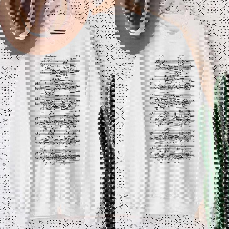 ショパン革命エチュードピアノピアニスト スウェットシャツ 年配の女性への贈り物