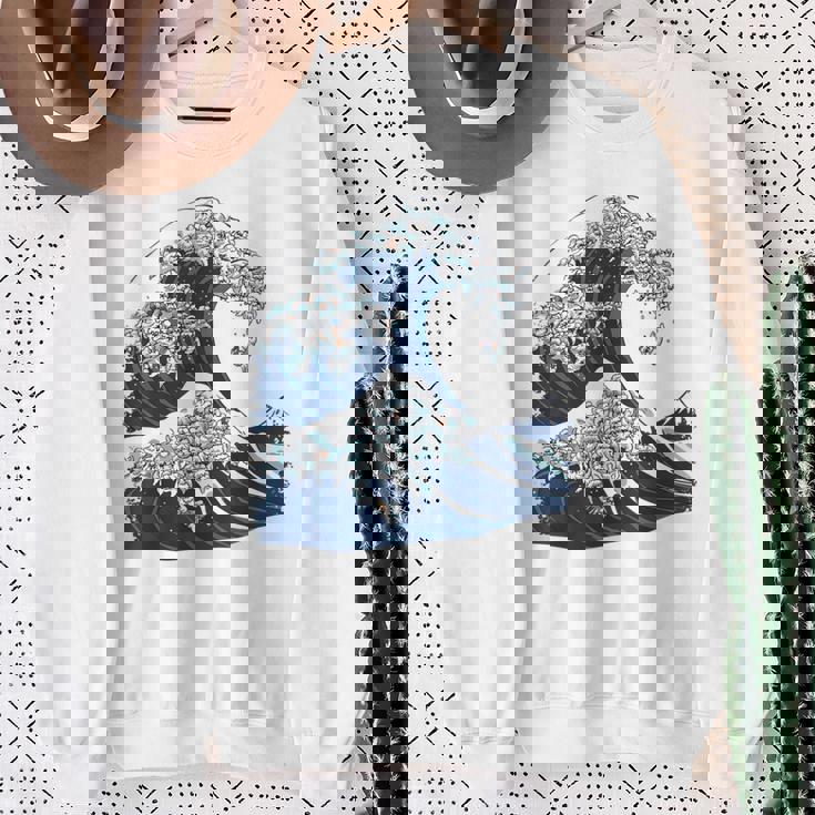 シーズーの偉大な波 スウェットシャツ 年配の女性への贈り物