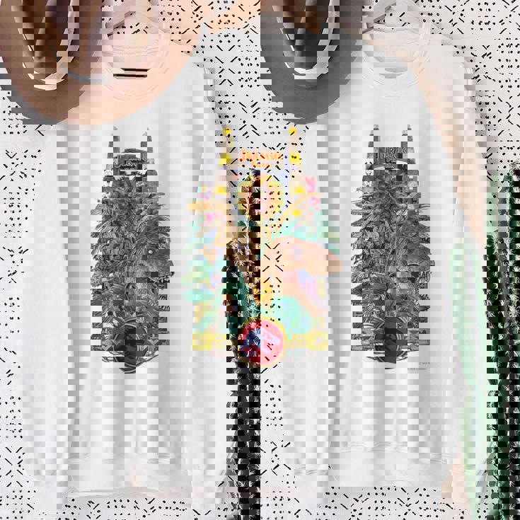 ジュラシック・ワールド Gate & Dinosaurs Arttyle スウェットシャツ 年配の女性への贈り物