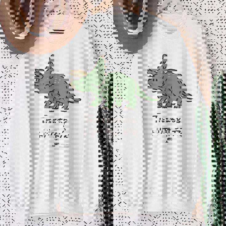 ジュラシック・ワールド Triceratops Loose Illust スウェットシャツ 年配の女性への贈り物