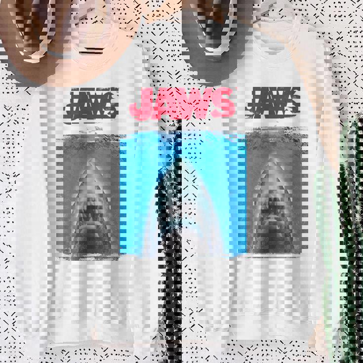 ジョーズ シルエット グラフィック スウェットシャツ 年配の女性への贈り物