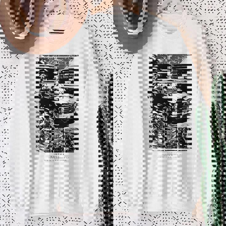 スカイライン ハコスカ ビンテージ スポーツカー ワイスピ ハードチューン グッズ 長袖tシャツ スウェットシャツ 年配の女性への贈り物