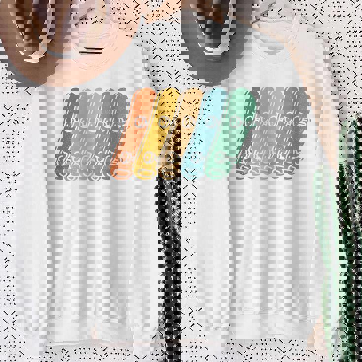 スケート スケーター スケートボード ビンテージ スウェットシャツ 年配の女性への贈り物