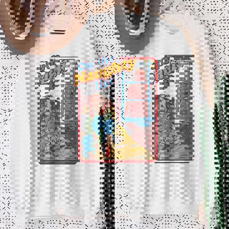 ストレンジャー・シングス クリスマス マックス ベクナ コミック いたずらリスト レトロ 長袖tシャツ スウェットシャツ 年配の女性への贈り物