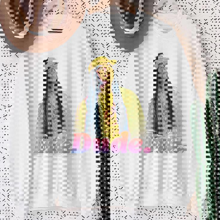 ストレンジャー・シングス サーファーボーイ ピザ アーガイル カリ デュード ヴィンテージ スウェットシャツ 年配の女性への贈り物