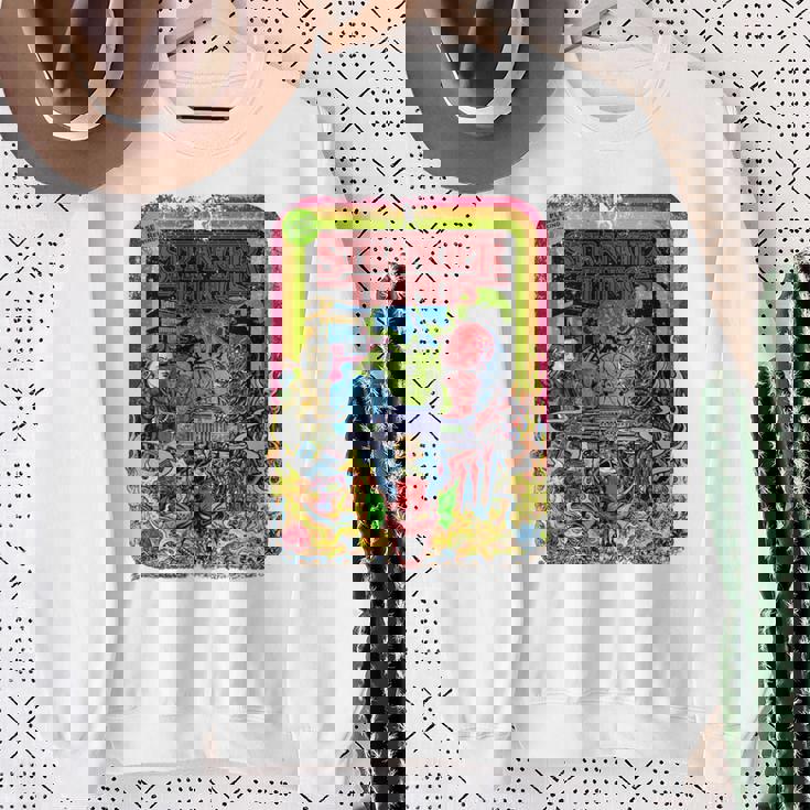 ストレンジャー・シングス プロモコミック ザ・パーティー ベクナ バトル レトロ 80年代 長袖tシャツ スウェットシャツ 年配の女性への贈り物