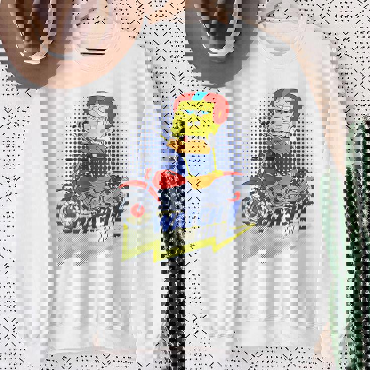 スポンジボブ スクエアパンツ スポンジボブ Watch This スウェットシャツ 年配の女性への贈り物