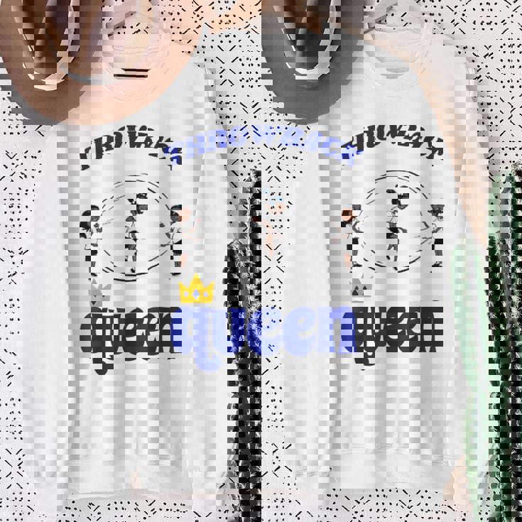 スローバッククイーンダブルダッチ スウェットシャツ 年配の女性への贈り物