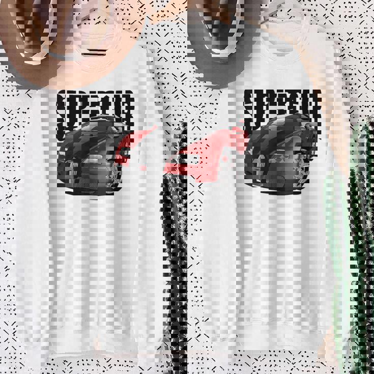 スー、スポーツカー、マッスルカー、レースカーのtシャツ。 スウェットシャツ 年配の女性への贈り物