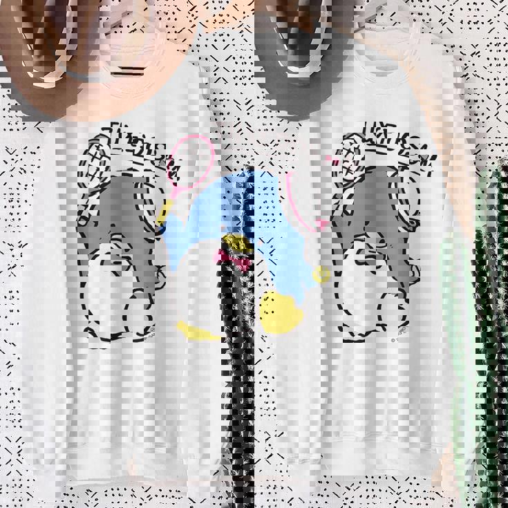 タキシードサム テニス ライトカラー スウェットシャツ 年配の女性への贈り物