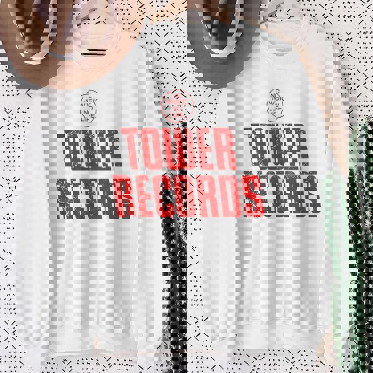 タワーレコードミュージック レトロ ヴィンテージ スウェットシャツ 年配の女性への贈り物