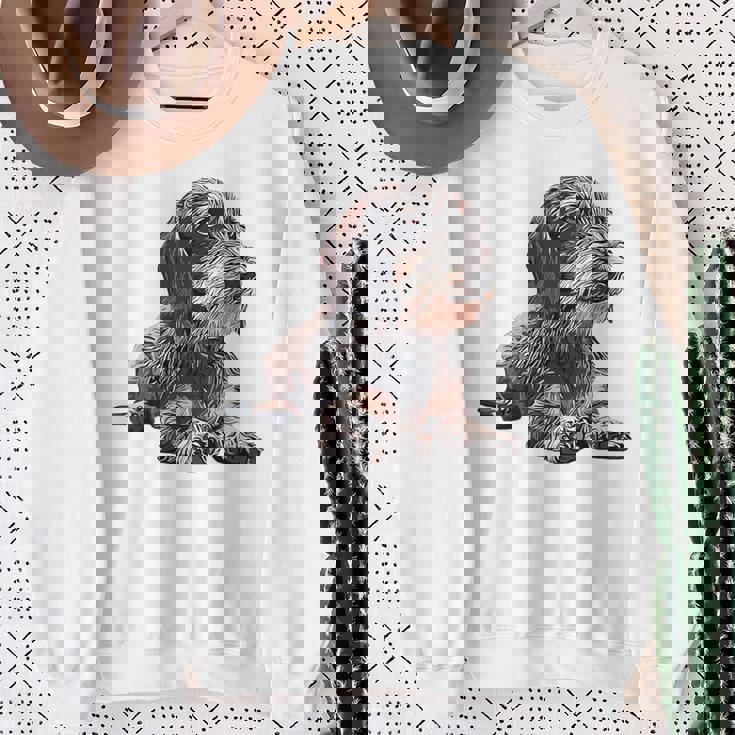 ダックスフンド ワイヤーヘア スウェットシャツ 年配の女性への贈り物