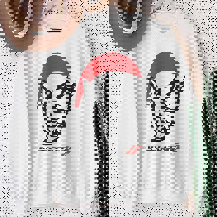 ダッジデーモンサンタハット赤 スウェットシャツ 年配の女性への贈り物