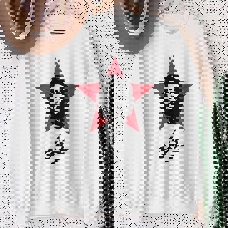 チェ・ゲバラ、キューバ、署名、ゲリラ、チェ スウェットシャツ 年配の女性への贈り物