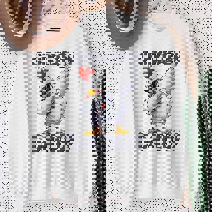 チキン パパ ニワトリ 父 チキン ジャンパー 農家 父の日 長袖tシャツ スウェットシャツ 年配の女性への贈り物