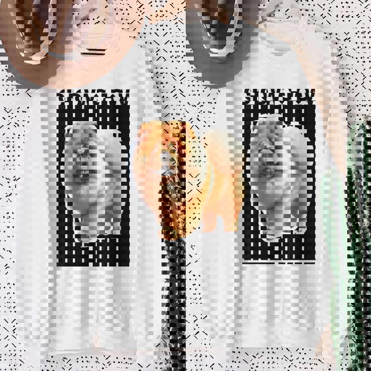 チャウチャウ犬愛好家 スウェットシャツ 年配の女性への贈り物