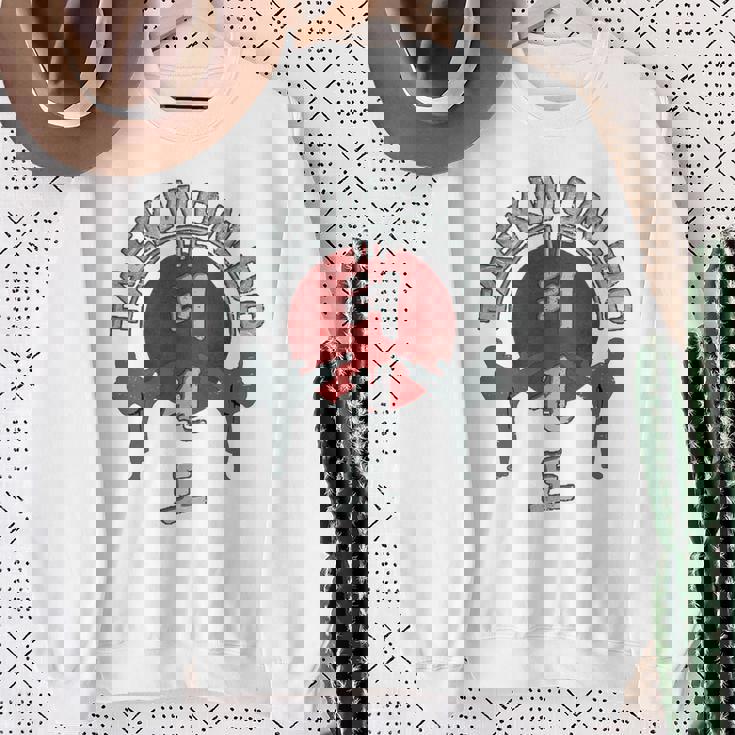 テコンドーサンライズ テコンドーファイター Tkdバックプリント スウェットシャツ 年配の女性への贈り物