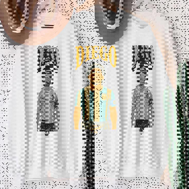 ディエゴ アルマンド マラドーナ アルゼンチン 長袖tシャツ スウェットシャツ 年配の女性への贈り物