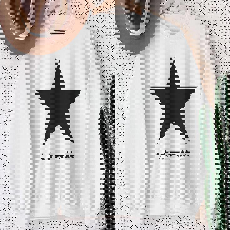 デヴィッド・ボウイ音楽ロックスターロゴ スウェットシャツ 年配の女性への贈り物