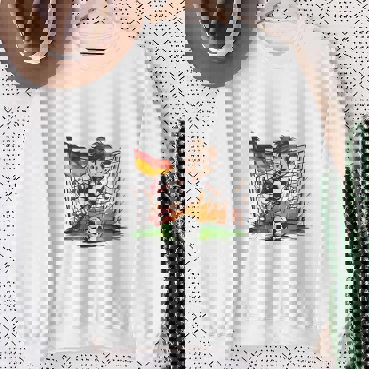 ドイツ サッカー 少年 フットボール 長袖tシャツ スウェットシャツ 年配の女性への贈り物