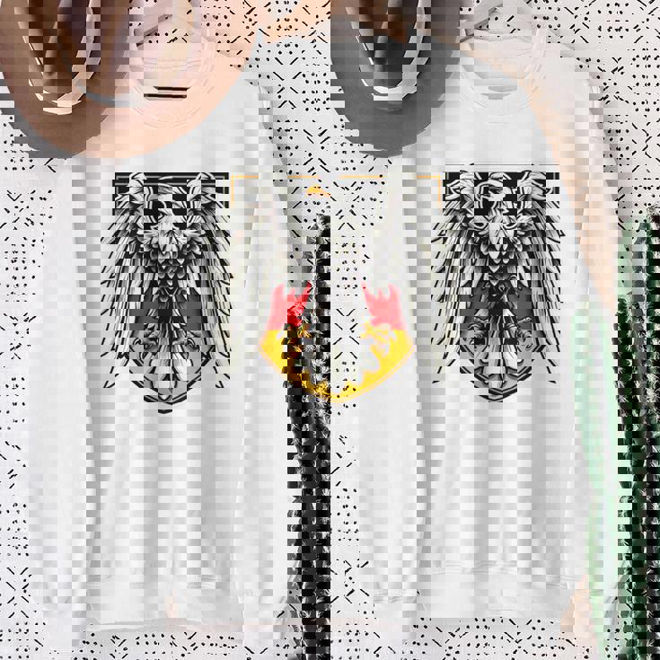 ドイツ鷲旗 ドイツ国旗 長袖tシャツ スウェットシャツ 年配の女性への贈り物