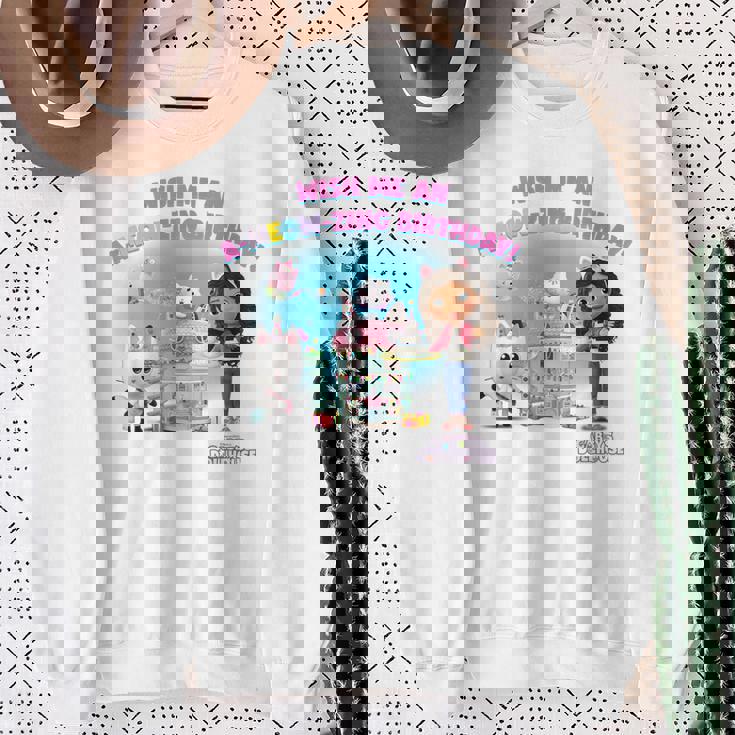 ドリームワークス ギャビーのドールハウス A-ニャーザリング 誕生日 スウェットシャツ 年配の女性への贈り物