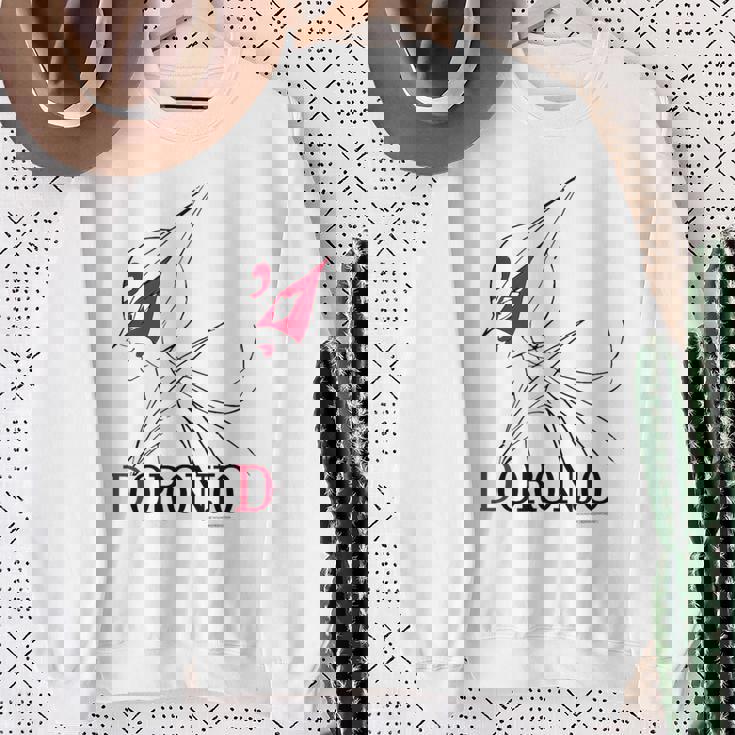 ドロンジョデザインm ホワイト スウェットシャツ 年配の女性への贈り物