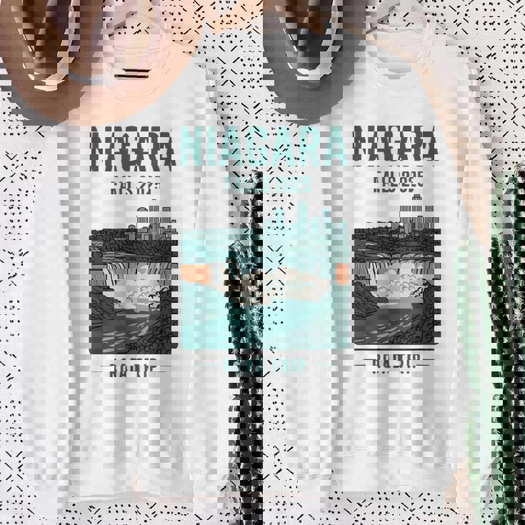 ナイアガラフォールズ ロードトリップ 2025 夏休み ナイアガラ スウェットシャツ 年配の女性への贈り物