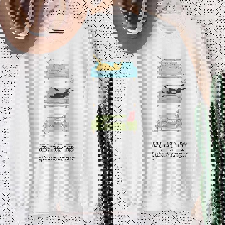 ナップティー-グレイハウンドガルゴウィペットサルーキサイトハウンド スウェットシャツ 年配の女性への贈り物