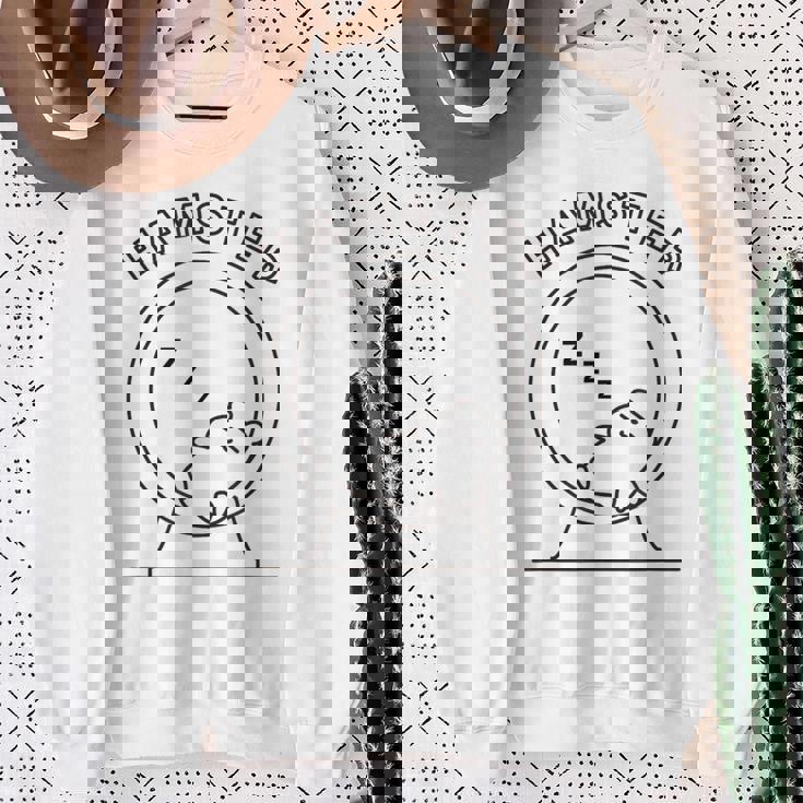 ハムスター 寝る ダイエット リバウンド メンズ レディース キッズ かわいい おもしろ ハムスター好き スウェットシャツ 年配の女性への贈り物