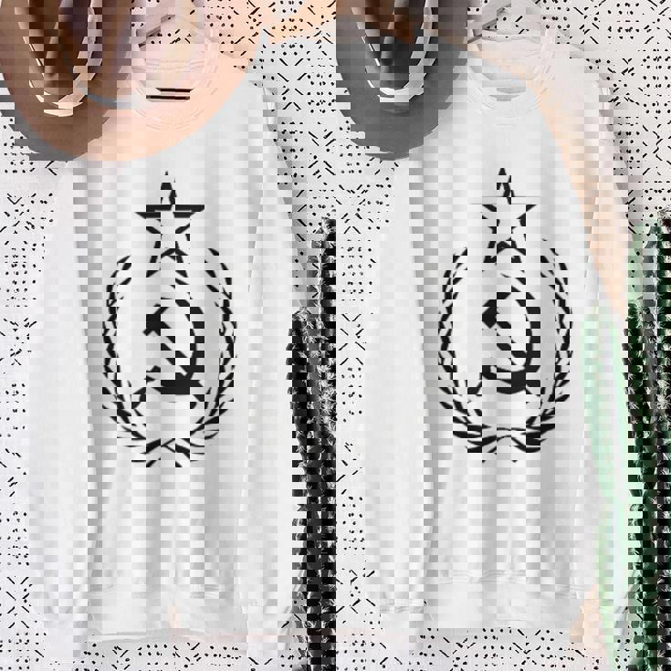 ハンマーと鎌 リース ソ連 ソビエト連邦 スウェットシャツ 年配の女性への贈り物