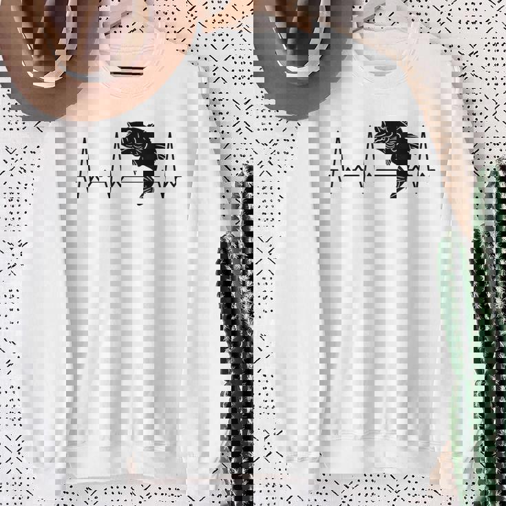 ハートビート魚 スウェットシャツ 年配の女性への贈り物