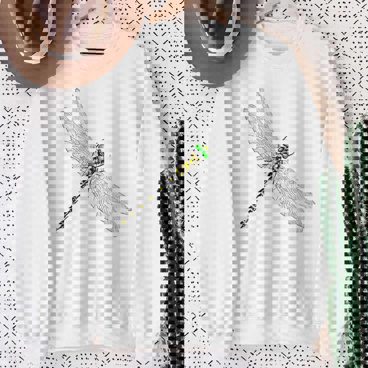 バックプリント鬼蜻蜓おにやんま オニヤンマ アウトドア Bbq キャンプ 虫 スウェットシャツ 年配の女性への贈り物