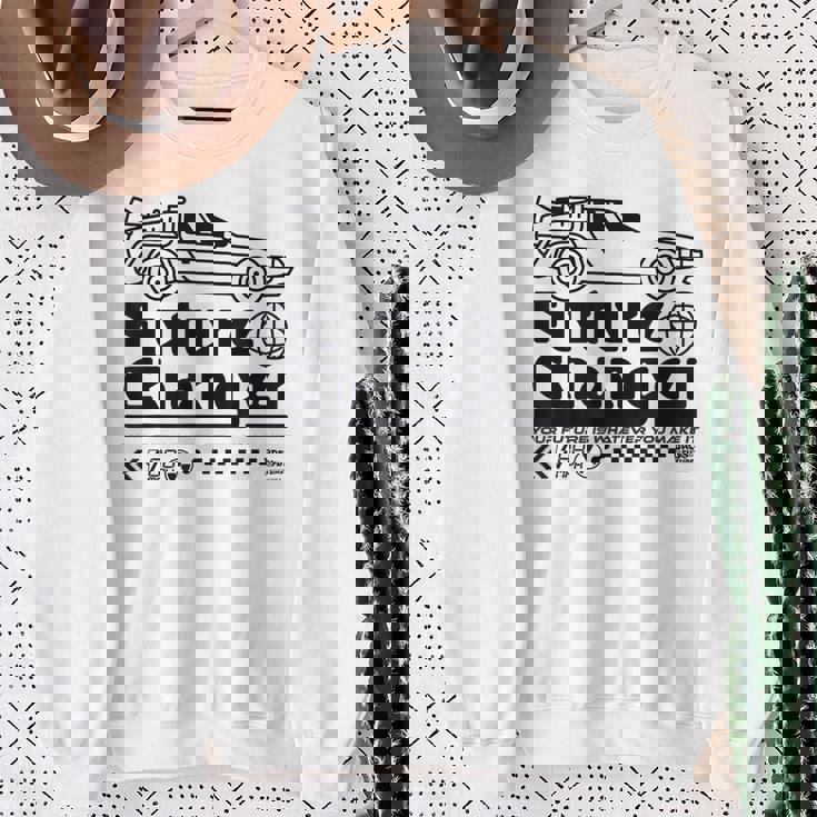 バック・トゥ・ザ・フューチャー Time Machine Future Changer Retro スウェットシャツ 年配の女性への贈り物