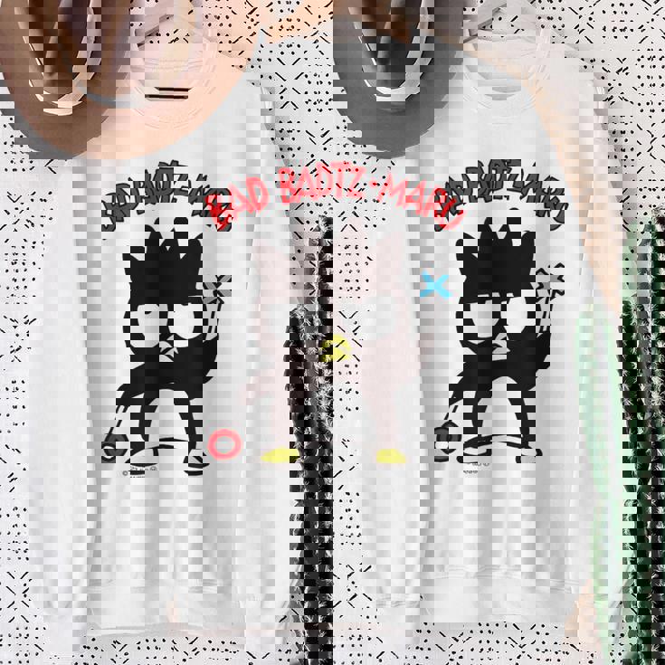 バッドバツ丸 まるばつジャッジ ライトカラー スウェットシャツ 年配の女性への贈り物