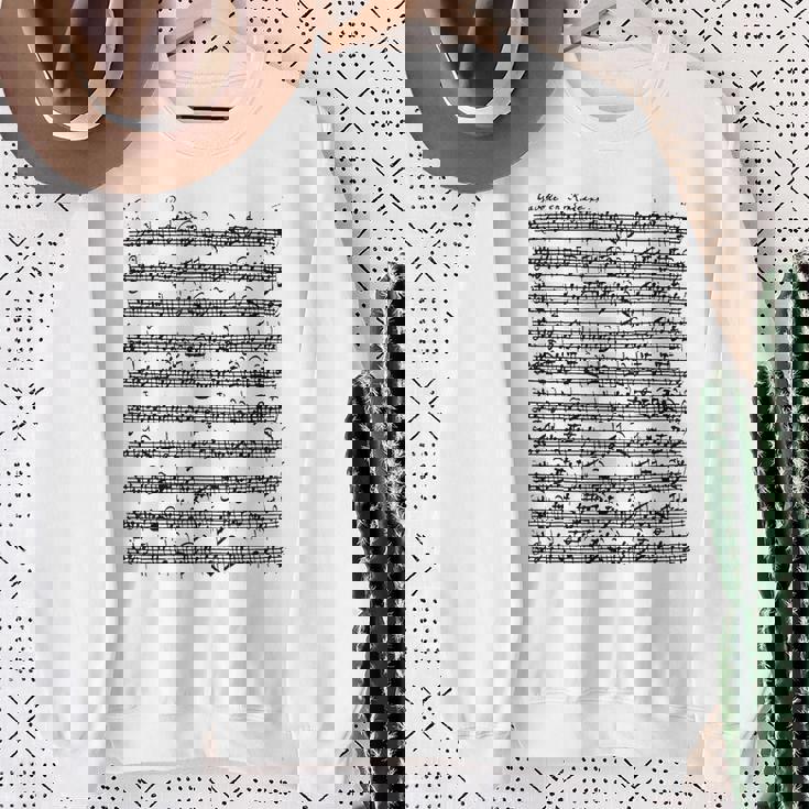 パルティータ ホ長調 ガヴォッテ ソロ ヴァイオリン ヨハン・セバスティアン・バッハ スウェットシャツ 年配の女性への贈り物