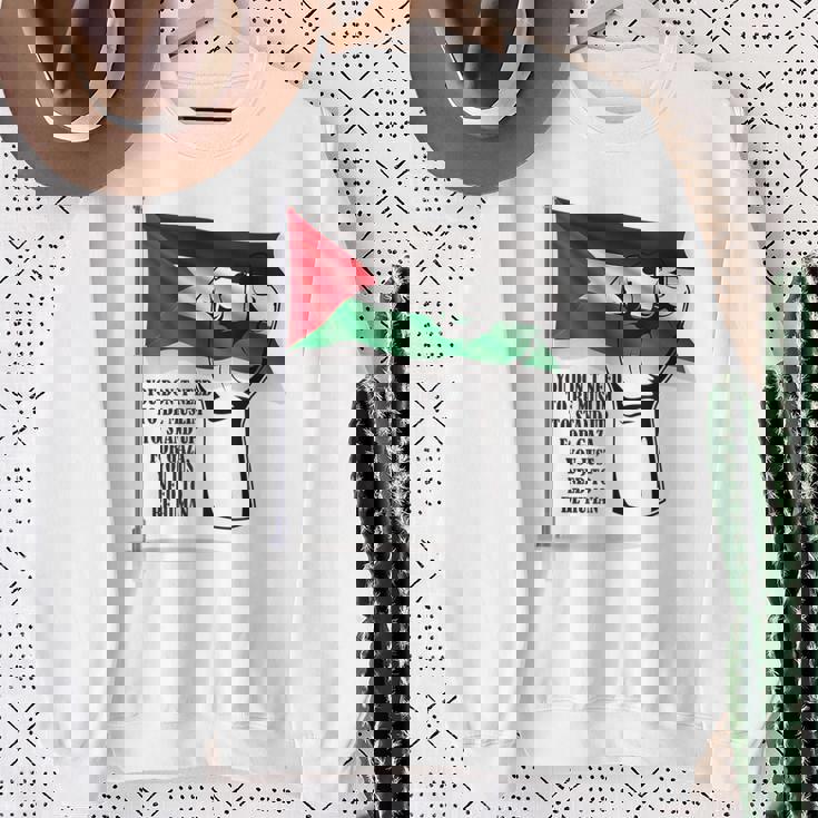 パレスチナフリーパレスチナフリーガザパレスチナ国旗 スウェットシャツ 年配の女性への贈り物