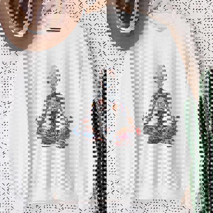 ヒップホップ ヴィンテージ エッジー アーバン Y2k Hip Hopバックプリント ストリートウェア ロボット スウェットシャツ 年配の女性への贈り物