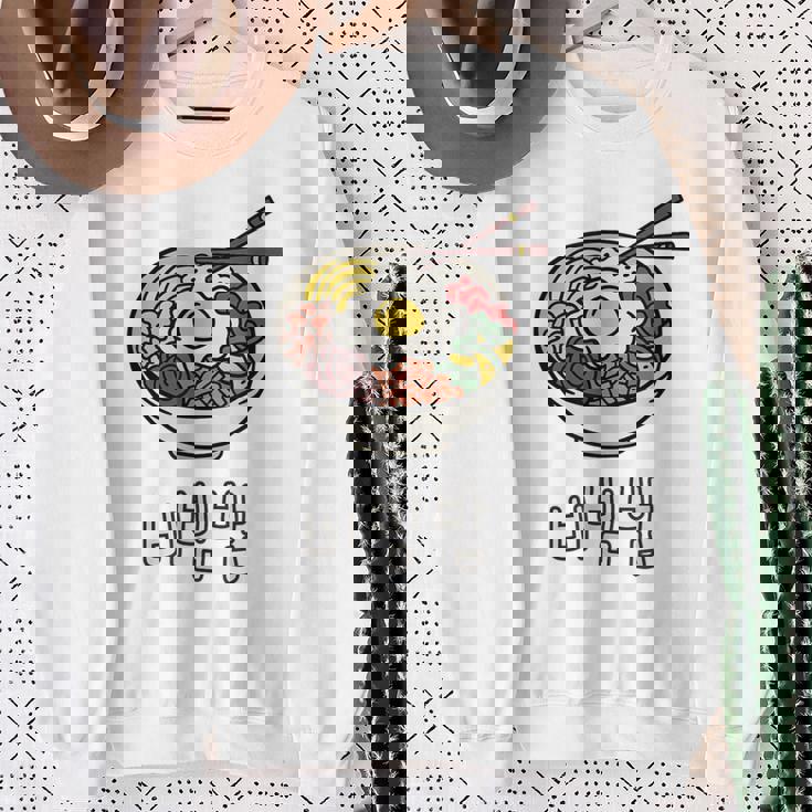 ビビンバボウル 韓国料理 ハングルキャラクター ハングル スウェットシャツ 年配の女性への贈り物