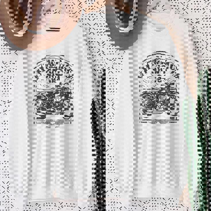 ビンテージレーサー、1964年創業、レトロバイク。オートバイ愛好家。 スウェットシャツ 年配の女性への贈り物