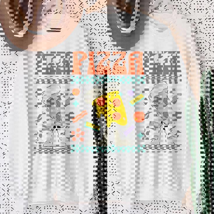 ピザ愛好家 ピザピース スウェットシャツ 年配の女性への贈り物