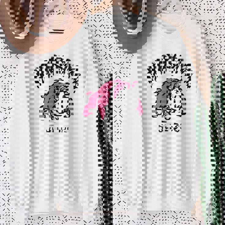 ピンクブルドッグ スウェットシャツ 年配の女性への贈り物