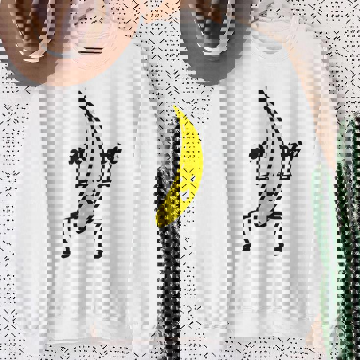 メンズ ファニースティックフィギュア フィットネス バナナダンベル トレーニング スウェットシャツ 年配の女性への贈り物