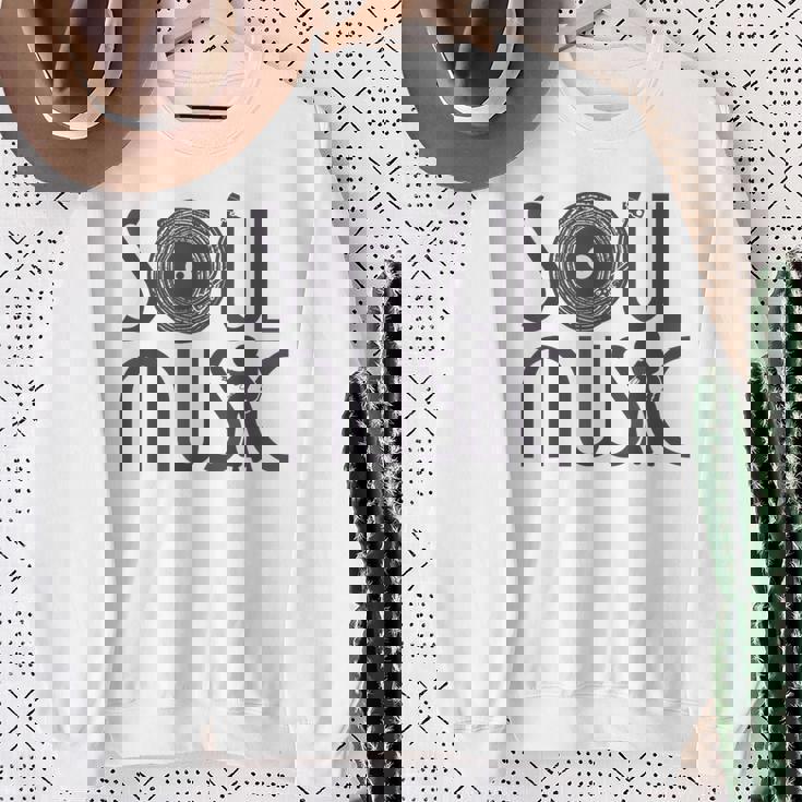 ファンクシャツ ヴィンテージ 70年代風 コスチューム 音楽 ターンテーブル スウェットシャツ 年配の女性への贈り物