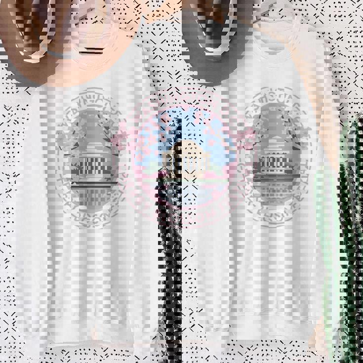 フェスティバル 桜 ワシントンdc 長袖tシャツ スウェットシャツ 年配の女性への贈り物
