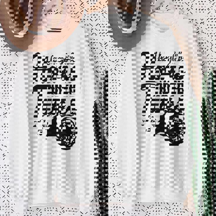 フレンチホルン ダブルホルン スウェットシャツ 年配の女性への贈り物