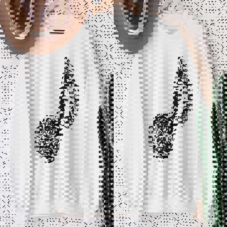 フレンチホルン愛好家 スウェットシャツ 年配の女性への贈り物