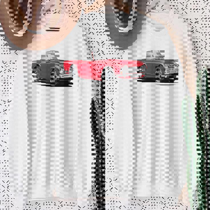 ブリティッシュクラシックスポーツカー トライアンフ Tr4 スウェットシャツ 年配の女性への贈り物