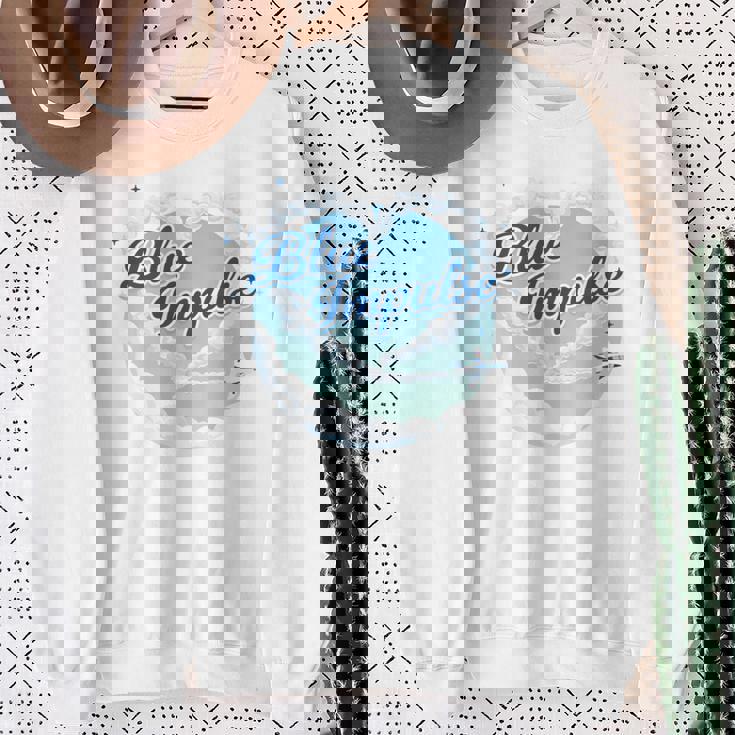 ブルーインパルス Heartfull In Theky （カラー） 長袖tシャツ スウェットシャツ 年配の女性への贈り物